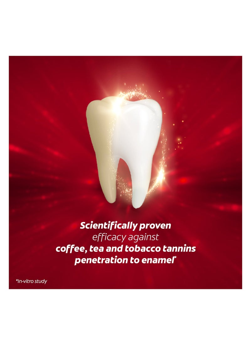 Colgate Optic White Coffee Tea And Tobacco Stains Toothpaste 2 x 75ml - Image 4